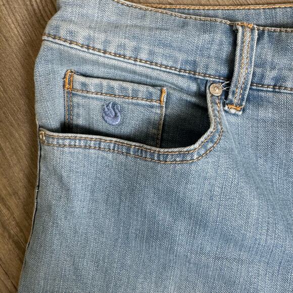 Gloria Vanderbilt Amanda Jeans Women’s 18 Skinny Stretch Boho - Picture 11 of 12